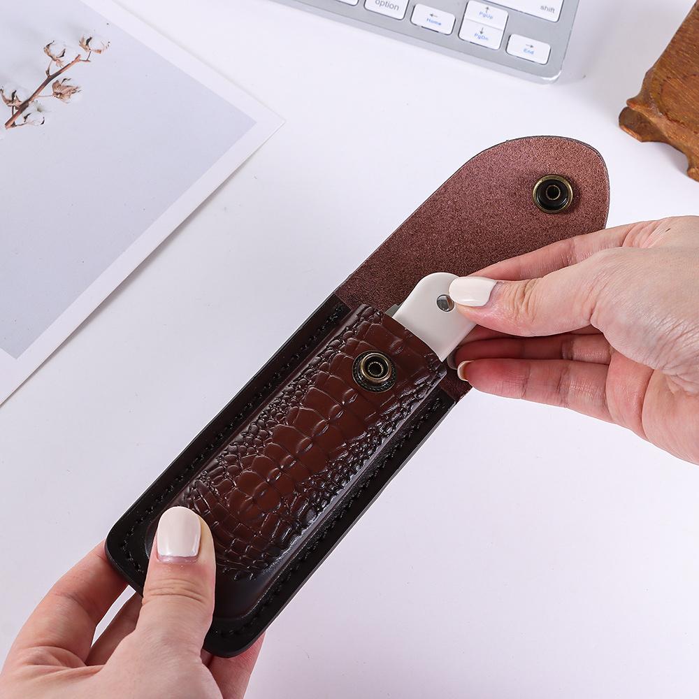 Cowhide Leather Sheath for Fol - Edc Everyday Carry Knives 评论和价格